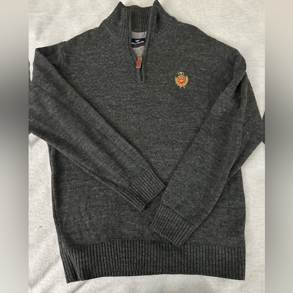 Red tape brand, 1/4 zip sweater